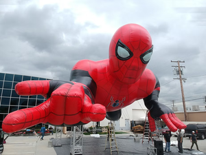 Globo <span class=keywords><strong>de</strong></span> dibujos animados al aire libre gigante inflable <span class=keywords><strong>de</strong></span> personaje <span class=keywords><strong>de</strong></span> película <span class=keywords><strong>de</strong></span> Spider-Man para publicidad - Product Image 4