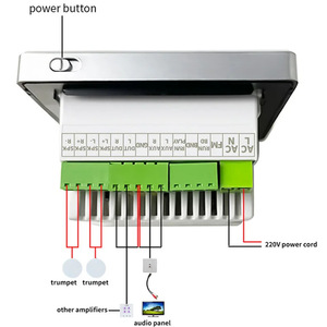 Không Dây Cho <span class=keywords><strong>Bluetooth</strong></span> Âm Thanh Phát Lại Điều Khiển Cho Nhà Thông Minh Treo Tường Nhúng Khuếch Đại Công Suất Oled Cho Khách Sạn Nền - Product Image 3