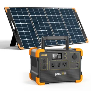 PECRON 192000mAh 1200W האולטימטיבי חירום נייד תחנת כוח, מעולה תשלום מהיר גנרטור סולארי, אנרגיה סולארית מערכת