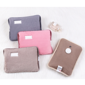 Anti-déflagrant rechargeable sac de chaleur de couverture en fausse fourrure avec bouteille d'eau chaude électrique - Product Image 4