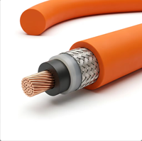 Cable de Propulsión de Alto Voltaje para Vehículos Eléctricos (VE) y HEV, Blindado ISO 19642, 1500V CC, de Silicona Naranja, para Sistemas de Baterías
