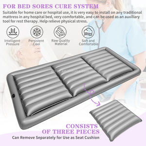 Druckentlastungs-Wasserbett zur Linderung von Dekubitus, Verdicktes PVC, Wassergefüllt, 3-in-1 Medizinisches Aufblasbares Wasserbett für Bettlägerige Patienten - Product Image 4