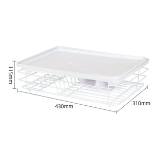 Nouveau plateau de <span class=keywords><strong>filtre</strong></span> à <span class=keywords><strong>eau</strong></span> domestique support de rangement simple blanc comptoir égouttoir <span class=keywords><strong>porte</strong></span>-ustensiles de cuisine - Product Image 5