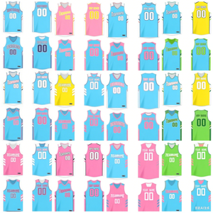 เสื้อบาสเก็ตบอลโพลีเอสเตอร์ปักลายตามสั่ง ขายส่ง งานปักคุณภาพสูง ผ้าระบายอากาศได้ดี มีไซส์ใหญ่สำหรับทุกเพศ - Product Image 1