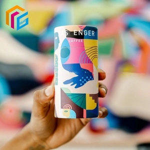 Boîte ronde en papier kraft personnalisée avec étiquette privée, emballage de bocal et de bouteille <span class=keywords><strong>cylindrique</strong></span>, tube en papier - Product Image 3