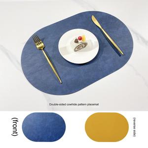 Elliptische PU-Tischdecken waschbare Tischdecke hitzebeständige rutschfeste Tischdecken für Küchentisch Esstischdecken - Product Image 3