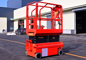 Electric Skyjack Scissor Lift Cart Manual Hydraulic Aerial Lift Platform-towable Mobile Cherry Picker Man <b>Lifter</b> Pump Elevator - Product Image 5