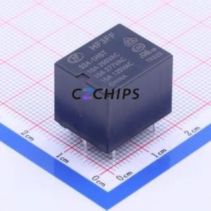 HF3FF/024-1HST Power Relay Through hole,15.2x19mm Relay 24V 1 Normally Open: 1A (SPST-Normally Open)::: 4 10A-28VDC/10A-277VAC - Product Image 1