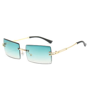 2025 mới nhất đến khung ít ống kính vuông Kính mát unisex hợp thời trang ngoài trời Kính mát nam nữ thời trang mặc quần áo Kính mát - Product Image 5