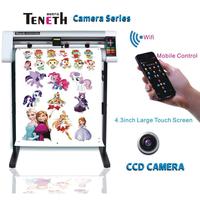 Traceur de découpe automatique à caméra CCD 24 pouces pour vinyle, autocollants et t-shirts