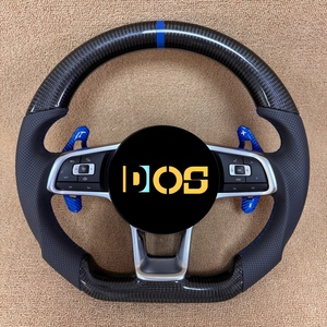 Volante Deportivo Personalizado DOS <span class=keywords><strong>de</strong></span> Cuero y Fibra <span class=keywords><strong>de</strong></span> Carbono para VW <span class=keywords><strong>Golf</strong></span> R Mk7 Mk7.5 <span class=keywords><strong>gti</strong></span> 2013 2014 2015 2016 2017 <span class=keywords><strong>2018</strong></span> 2019 2020 - Product Image 6
