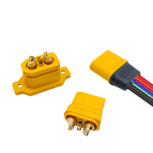 Fil de silicone rouge noir HY2.0mm, câble de connecteur JST 2-12 broches-simple/double extrémité avec verrouillage - Product Image 2