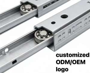 可定制的按压释放系统 无需工具 平滑静音的推拉滑轨 - Product Image 2