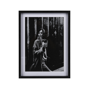High Quality Modern Style Large <strong>30x40cm</strong> Black Wood Photo <strong>Frame</strong> MDF Paper Wrapped Photo <strong>Frame</strong> - Product Image 1