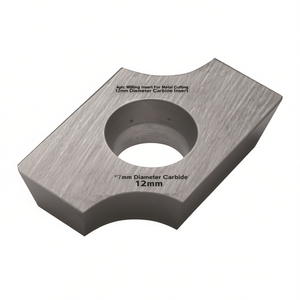 Inserto de fresado Ttake Aplc para corte de metales, inserto de carburo de 12 mm de diámetro - Product Image 2