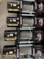 Treuil électrique monté sur véhicule 12V/24V avec moteur de 0,7-1,4 kW, câble en acier pour véhicules tout-terrain