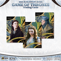 Kakawow AURA Jeu de cartes à collectionner officiel Game of Thrones, ensemble de cartes à échanger sous licence, nouveau