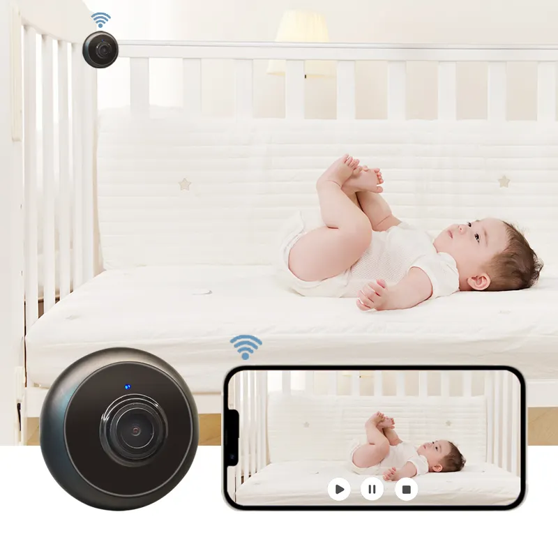 C8t Wireless Wifi Mini Camera 1080p Ip Smart Surveillance Baby Monitor Wifi Night Vision Mini Camera Security