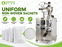 Machine d'emballage automatique de poudre à vis sans fin, machine d'emballage de sachets non tissés à trois soudures ultrasoniques pour poudre fine de chaux minérale