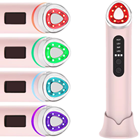 Perangkat Kecantikan Pro Glow ABS USB Isi Ulang Perawatan Kulit untuk Wajah dan Leher, Alat Pengencang Mata dan Mengurangi Bengkak