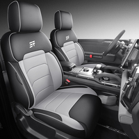 Pour Jetour Shanhai T2 2024 : Kits intérieurs, housses de siège de voiture personnalisées, ensemble complet en cuir, style sport, housses de sièges avant et arrière, coussins