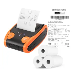 Vente chaude Mini imprimante Portable 58mm 2 pouces Bluetooth Imprimante de reçus thermique mobile pour les différents logiciels d'application de Google Store.