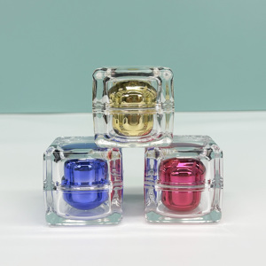 Wholesale Fancy Sample Pots Cosmetic Cream 30g Plastic Acrylic Packaging Plastic Jar