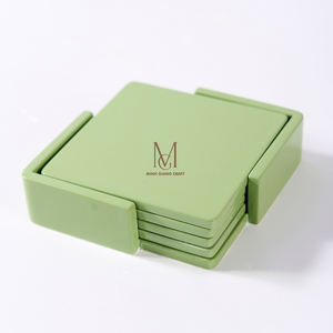 ถาดรองแก้วเคลือบแล็กเกอร์ทาสีด้วยมือถาดรองจานทรงสี่เหลี่ยมผืนผ้าตกแต่งโต๊ะงานแฮนด์เมด - Product Image 6