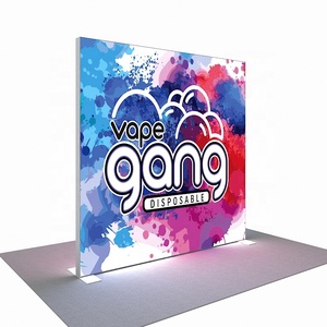 Di động triển lãm hiển thị <span class=keywords><strong>Backlit</strong></span> tùy chỉnh chiếu sáng căng thẳng vải Modular nhôm quảng cáo khuyến mãi LED hộp Đèn đứng - Product Image 1