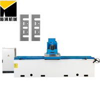 Machine d'affûtage de couteaux à surface droite linéaire automatique électromagnétique personnalisée en usine, machine à affûter les couteaux en contreplaqué CNC