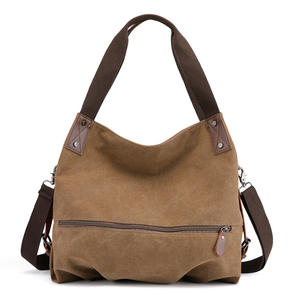 Bolso de mano <span class=keywords><strong>y</strong></span> bandolera personalizado informal convertible barato largo de una sola correa para mujer, bolso de mensajero de lona juvenil a la moda - Product Image 6