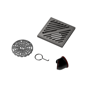 Drain de sol de douche carré moderne en acier inoxydable 304ss, anti-obstruction, anti-odeur, 4 pouces, qualité hôtel/villa, anti-éclatement - Product Image 2