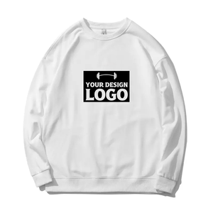 Sudaderas de hombre de talla grande bordadas con hombros caídos y forro polar de algodón personalizadas - Product Image 5
