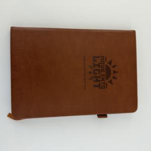Diario de tapa dura cosido con hilo B5, planificador para el final de vida, con cuaderno de cuero PU de 100 g/m² - Product Image 1