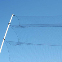 Filet anti-oiseaux 2,5*10m, 3 poches, filet de capture d'oiseaux, filet de brouillard, filet de protection contre la chasse, filet de capture d'oiseaux