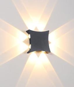 8W vuông Nhôm dẫn Đèn tường IP65 không thấm nước ánh sáng hiện đại trang trí phòng khách sạn tường trang trí tường sconce - Product Image 3