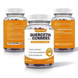 OEM Quercetina Zinc y Bromelian Gummy Inmunidad vegetariana Vitamina C Suplemento Quercetina Gummies - Product Image 3