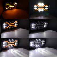 Luz de Trabajo LED Ovalada de 10 Pulgadas, Lámpara Auxiliar para Camioneta, Vehículo Todoterreno, Automóvil