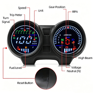 Conjunto de Velocímetro Digital LCD para Motocicleta Honda CG125 CG150 Titan 150 - Product Image 6