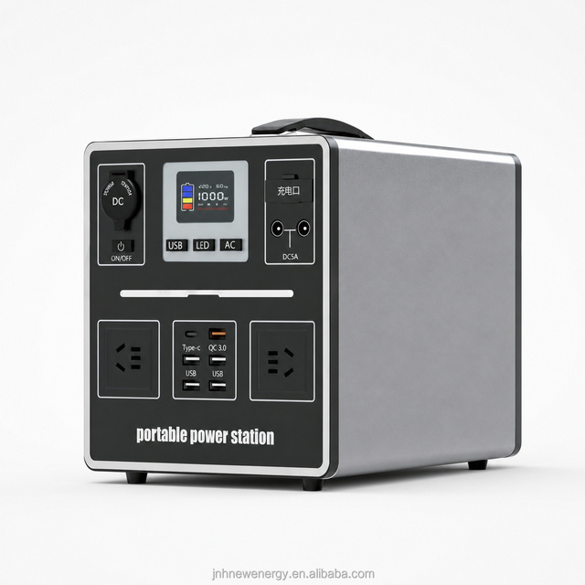 OEM 1000W Portable Power Station LiFePO4 Battery 1971Wh AC DC Output Solar Generator for Outdoor Off-Grid
