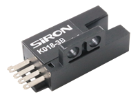 Sensor Óptico Ranurado Tipo Y SiRON K018-6, Cable de 2m y 4 Núcleos, Sensor Fotoeléctrico Ranurado en Forma de Horquilla