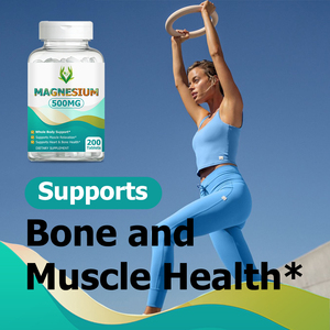 Tabletas de Magnesio de 500 mg de Marca Privada con Magnesio para la Salud Muscular y la Salud Ósea, Perlas de Magnesio - Product Image 3