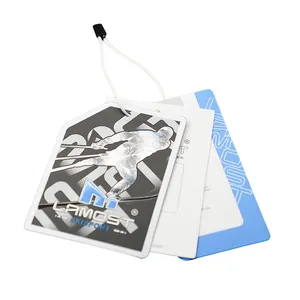 Luxury Custom Logo Clothing Hang Tag Garment Clothes T Shirt Shoe Paper Labels Hang Tags for Apparel