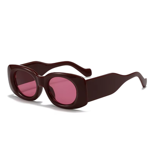 Gafas de Sol Cuadradas Retro de Moda con Protección UV400, Unisex, Estilo Urbano, Combinación de Colores de Alta Gama para Exteriores - Product Image 4