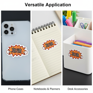 High-quality printed custom decorative permanent PVC vinyl holographic <b>labels</b>, <b>waterproof</b> signs, laser die-cut stickers - Product Image 2