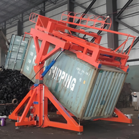 Tireuse de conteneurs hydraulique personnalisable de 20 pieds pour le chargement de matériaux en vrac