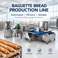 Ligne de production de baguettes clé en main YOSLON, équipement automatique de fabrication de baguettes françaises pour grande boulangerie
