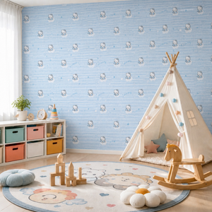<span class=keywords><strong>Papel</strong></span> Tapiz Autoadhesivo de <span class=keywords><strong>Vinilo</strong></span> PVC de Diseño Moderno, Impermeable, con Relieve, Ignífugo, para Habitación <span class=keywords><strong>Infantil</strong></span>, Cocina y Dormitorio, con Patrones de Dibujos Animados - Product Image 5