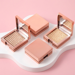 Bronceador e Iluminador en Polvo Compacto para Rostro, 7 Colores Brillantes, Maquillaje Facial con Efecto Luminoso - Product Image 1