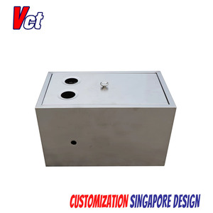 VICTORY personalizado de acero inoxidable 304 SS trampa de grasa Inox separador de aceite y agua equipo de cocina para restaurantes y hoteles - Product Image 2
